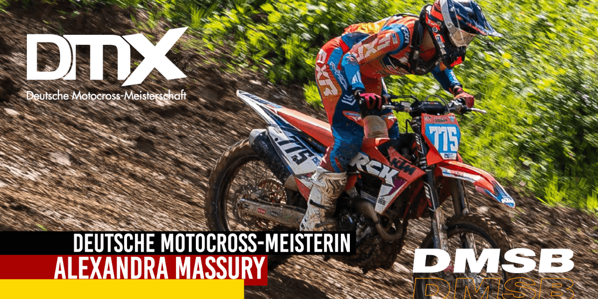 Alexandra Massury ist Deutsche Motocross-Meisterin 2024