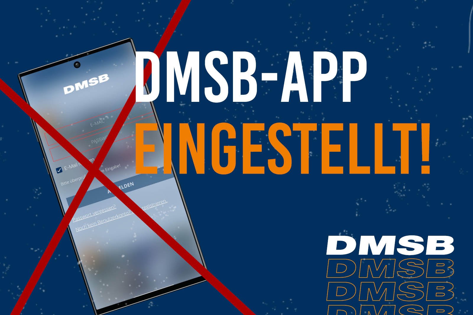 DMSB App eingestellt