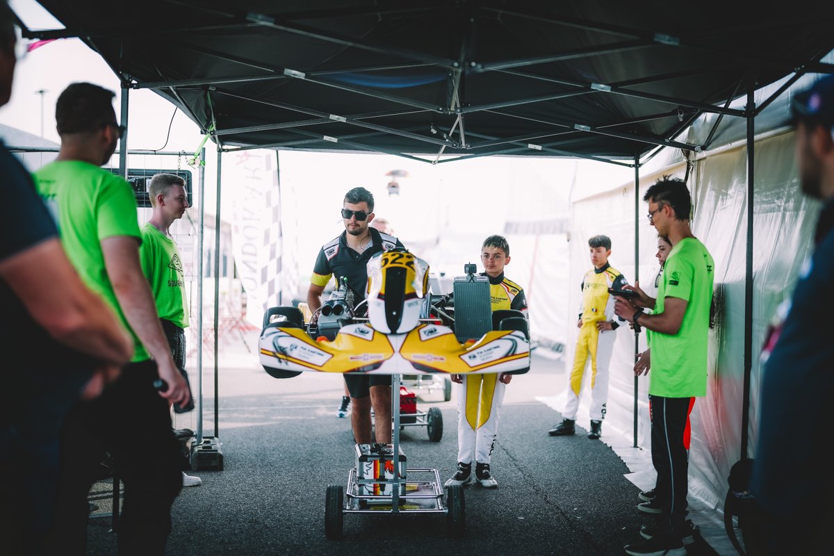 Emilio Bernd in der FIA Karting Academy Trophy