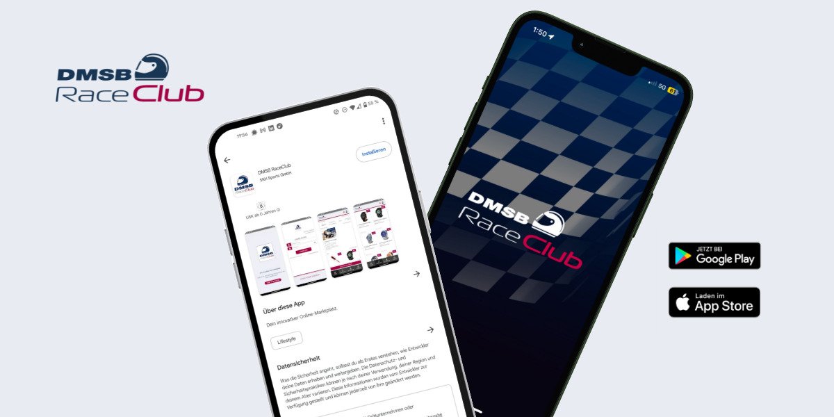 DMSB RaceClub als Android und iOS App