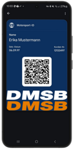 DMSB Motorsport-ID in Google Wallet