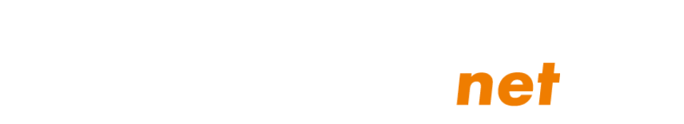 Weißer Text DMSB mit fettem orangefarbenem Textnetz auf hellgrauem Hintergrund.